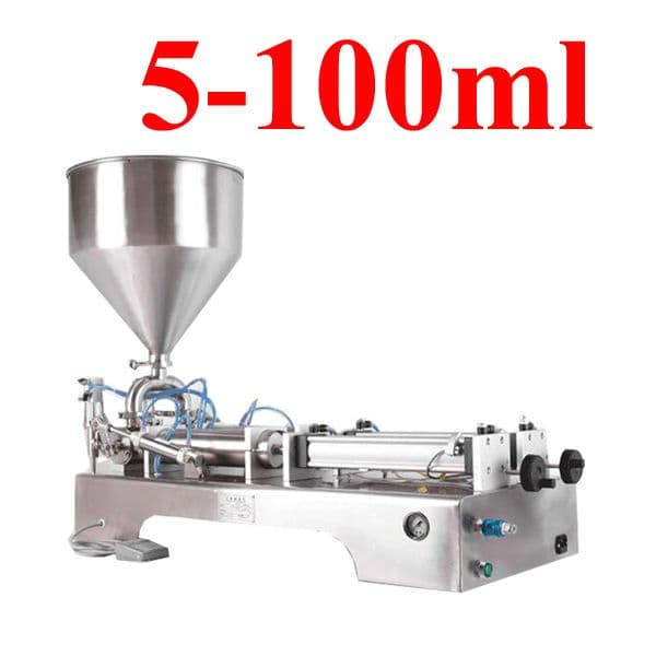 Semi Automatic Quantitative Filling Machine Double Nozzle Food Filling Machine Honey Yogurt Paste Filling Machine