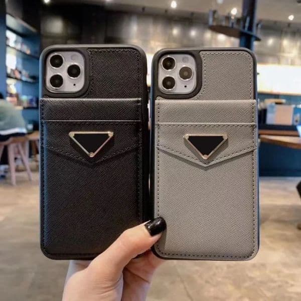 High quality Designers PU Leather cell phone cases For Iphone 17 Air 16 15 14 13 12 Pro max Promax Back Cover Case With Card bag
