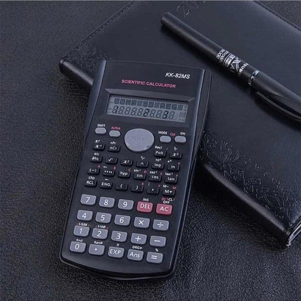 Portable KK-82MS-B School Student 240 Functions Calculator 12 Digits Display Scientific Calculator for Mathematics Teaching