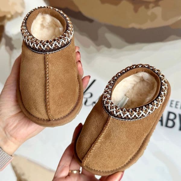 Kids Toddler Tasman II Slippers Tazz Baby boots Chestnut Fur Slides Sheepskin Shearling Classic Ultra Mini Boot Winter Mustard Seed Mules Slip-on Wool Little