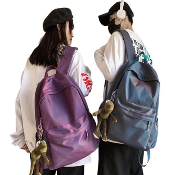 Students Schoolbag Travel Bags Street Trendy Cool Backpack Korean Version Simple Campus Computer Bag Schoolbags College Stude