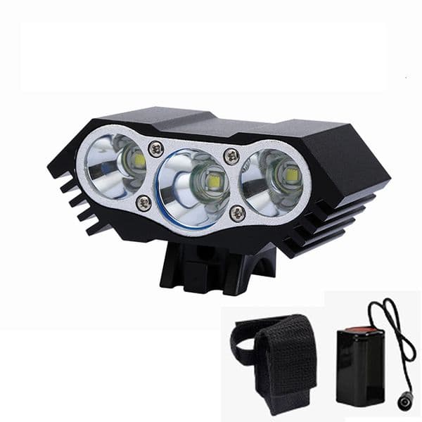 outdoor 2026 New Bike Lights Super Bright Bicycle Front Light Bicycle Accessories 3Xt6 LED Outdoor MTB Road Headlight Waterproof Safe Cycling Lamp With Battery