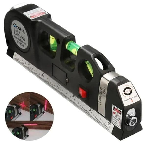 wholesale Multifunctional and high-precision steel ruler cross ear laser level
