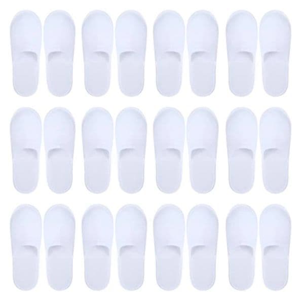 Wholesale 20 Pairs Closed Toe Disposable Women Men Ultra-Thin Brushed Plush Non-Slip Slippers For Hotel Home Shoes
