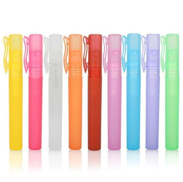 Wholesale 10ML Mini Pen Perfume Bottle Spray Bottles Sample Small Empty Containers Fragrances Atomizer Refillable Bottles SN4222