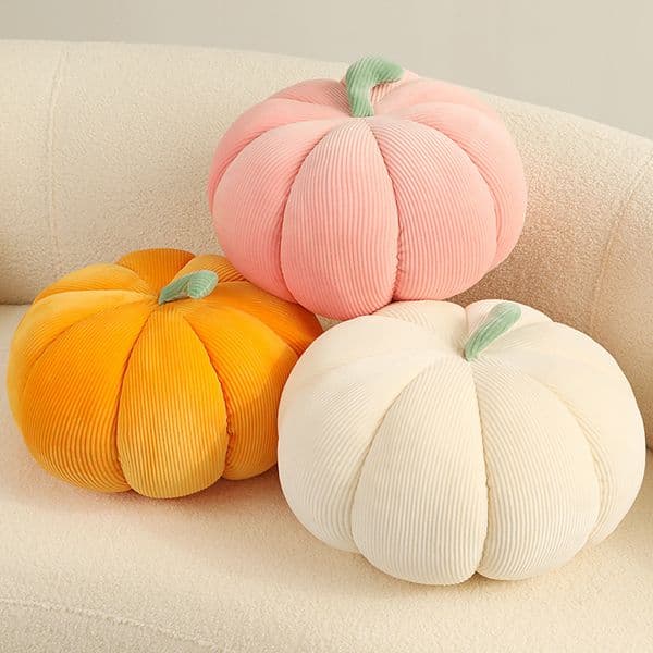 2026 New Kawaii 20Cm Nordic Halloween Pumpkin Plush Toy Plushie Soft Plant Stuffed Doll Holidays Props Decorative Throw For Kids 921 Ie Free