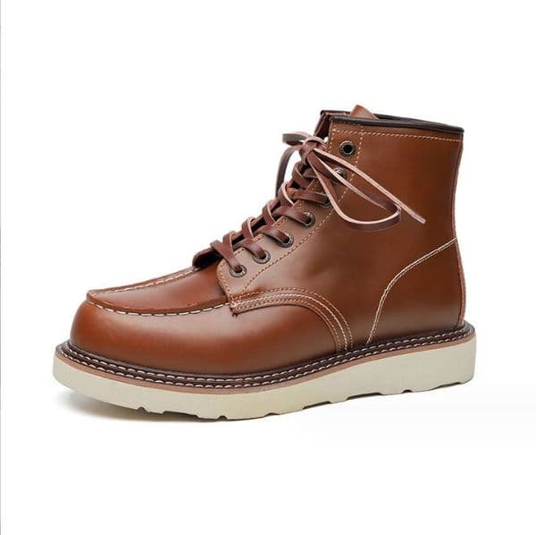 Fashion Genuine Leather Chelsea Boots for Men Boots British Style Men Light Ankle Boots Handmade Casual Shoes For Boys Party Dress Boots