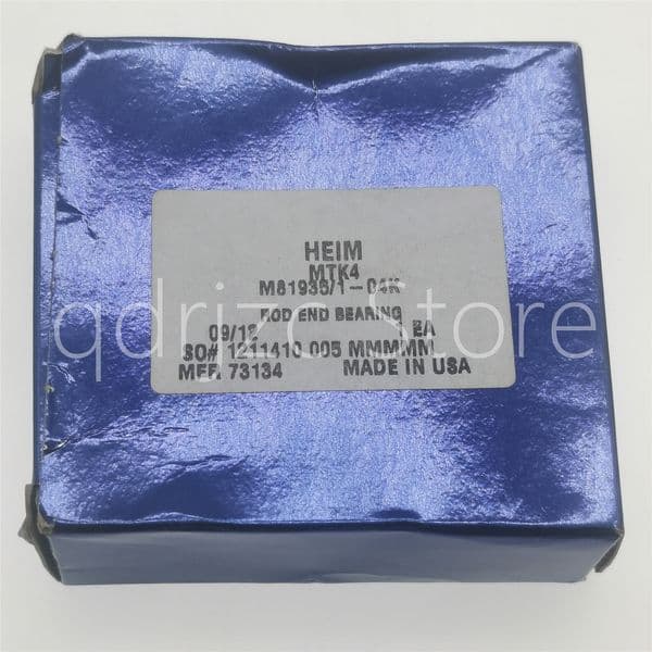 RBC-HEIM rod end joint bearing MTK4 M81935/1-04K