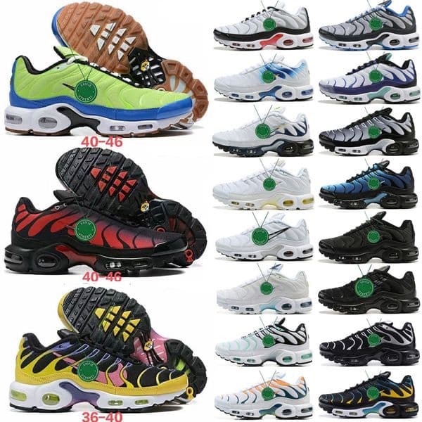 2026 Size 12 University Blue tn plus terrascape Running shoes Men tns Unity Black White Grape Gold Bullet Hyper Sky Blue Fury Jade mens trainers outdoor sneakers 40-46