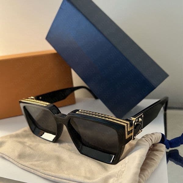 Hot Millionaires Sunglases men women full frame Vintage designer MILLIONAIRE 1.1 sunglasses men MILLIONAIRE popular Black Made in Italy WITH BOX