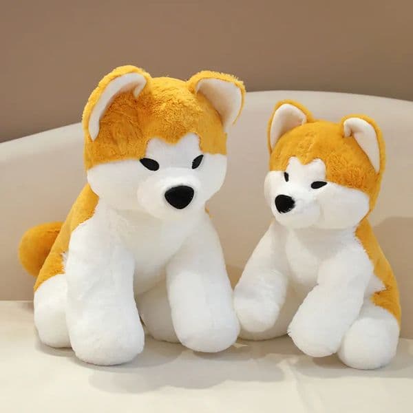 35/45cm Simulation Akita Plush Toy Stuffed Lifelike Shiba Inu Dog Soft Pillow Pet Dolls Kids Boys Girls Birthday Gift Decor 230927 W260306