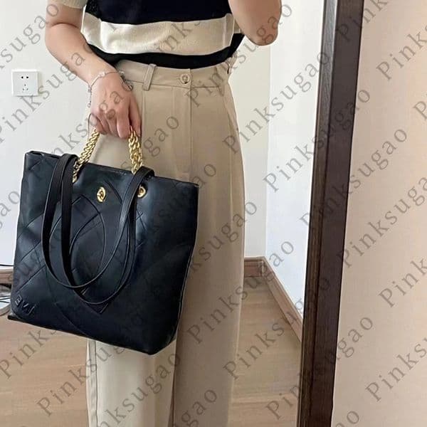 Pink sugao women designer tote bag shoulder chain bag handbag high quality pu leather large capacity fashion luxury shopping bag purse nms-230925-51