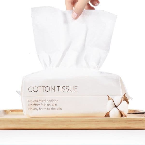 Bath Towel 100PCS Disposable Wash Face Clean Make of Cotton Remove Makeup Tissue 230105