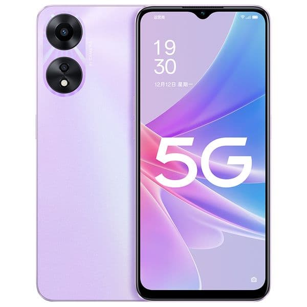 Original Oppo A58X 5G Mobile Phone Smart 6GB 8GB RAM 128GB ROM Octa Core MTK Dimensity 700 13MP Android 6.56" Full Screen 5000mAh OTG Fingerprint ID Waterproof Cell Phone