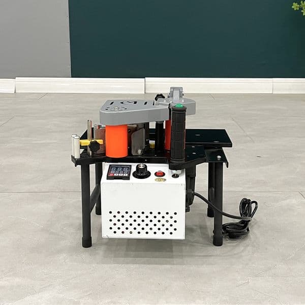Electric Equipment 1.2KW Woodworking Portable Edge Bander Machine Wood PVC Manual Edge Bander Double Side Gluing 220V Edge Banding Equipment