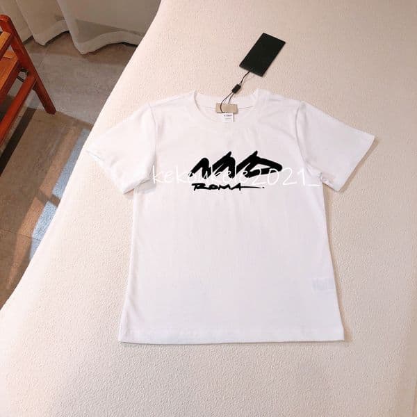 Unisex Child Summer T-shirt 100 Cotton Fashion Cartoon Pattern for Kids Girls Boy with Adult Tops Round Neck Parent-child ClothingJ260520