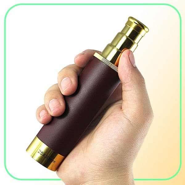 New telescope 25x30 high power HD night vision single tube pocket telescope binoculars exquisite gift