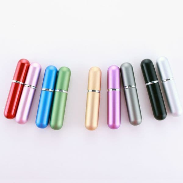 5ml Perfume Atomizer Bottle Portable Mini Aluminum Refillable Spray Perfume Bottles Makeup Containers For Traveler