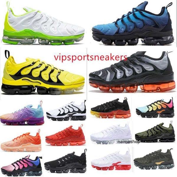 Designer OG Plus TN Running Shoes Men Women Vapores Tns Triple Black White Cherry Atlanta Rough Green Hyper Blue Since 1972 Mens airtn Trainer Outdoor Sneakers