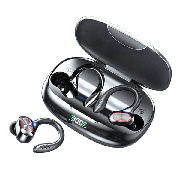 TWS Wireless Headphones Pro In-ear Earhook Earbuds Earpiece Noise Cancel Apple Bluetooth Earphones Waterproof Gaming Headset LED Display 800mah Charging Case
