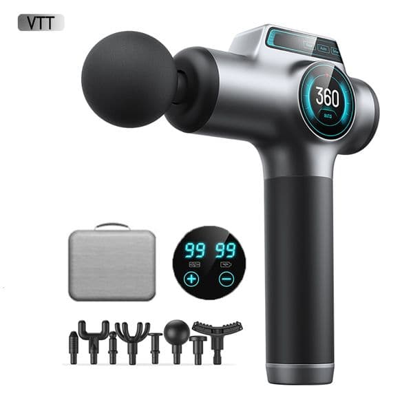 Full Body Massager Massage Gun LCD Screen 99Geras Fascia Machine Deep Relief Exercising and Relaxation Slimming Shaping 230807