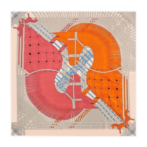 Twill Silk Scarf Women Horsehead Carriage Printing Square Scarves Fashion Versatile Wrap Female Foulard Large Hijab Shawl Neckerchief 130*130CM