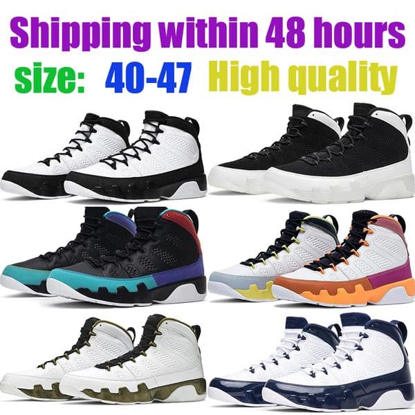 2026 9 IX 9S Men Women Basketball Shoes Bred University Gold Blue Gym Chile Red Cool Particle Grey Racer Blue Statue Anthracite Sport Sneakers Trainers