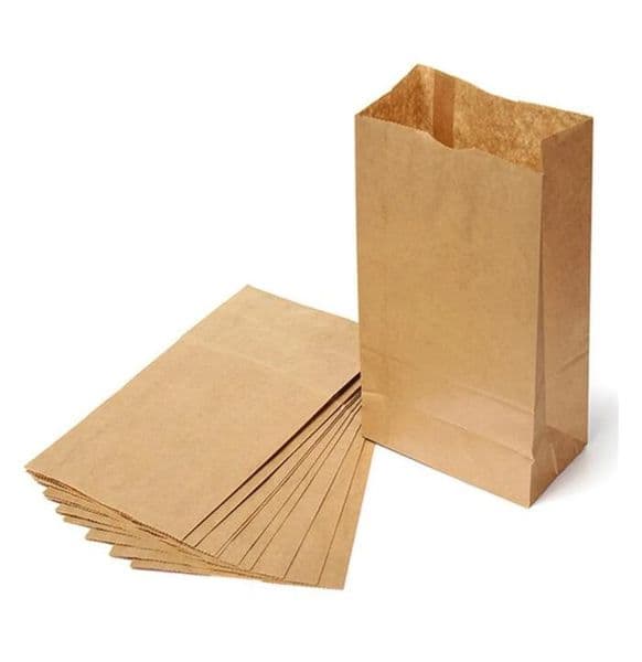 18*9*5.5cm Kraft Paper Bags Grocery Bag Custom LOGO Recyclable Food Bread Candy Packaging Shopping Party Takeaway Baking Environmentally Friendly Dry Bags