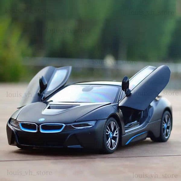 2026 New New Free Delivery 1 24 BMW I8 Supercar Alloy Car Model Diecasts Vehicles Collect Gifts Non Remote Control Type Transport Toy Toys Toy