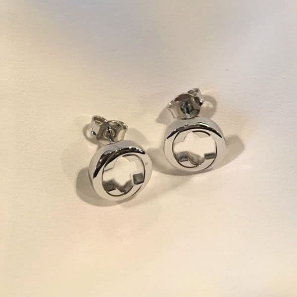 Without Boxes Luxury Women Earrings Silver Color G Letter Stud Top Quality Engagement Earring For Lady Trendy Jewelry Wholesale