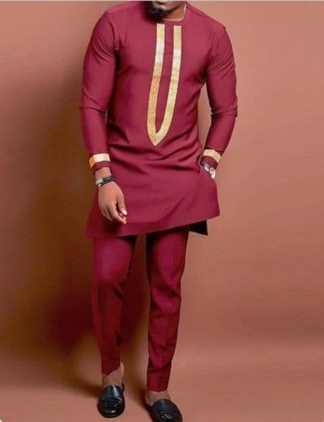 Mens Tracksuits The Seller In Spring And Autumn Of Is National Style Young Men Spliced Round Neck Red Casual Long Sleeve Suit 230818