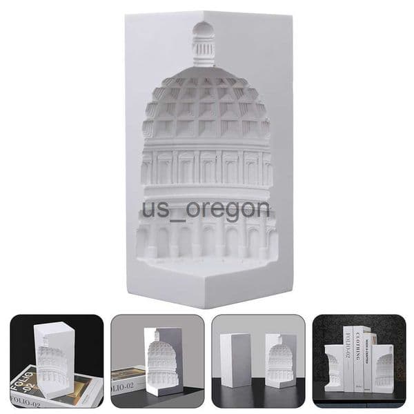 Other Home Decor Roman Pantheon Creative Adornment Architecture Statue Office Decoration Home Architectural Building Tabletop Model Book Shelf x0821