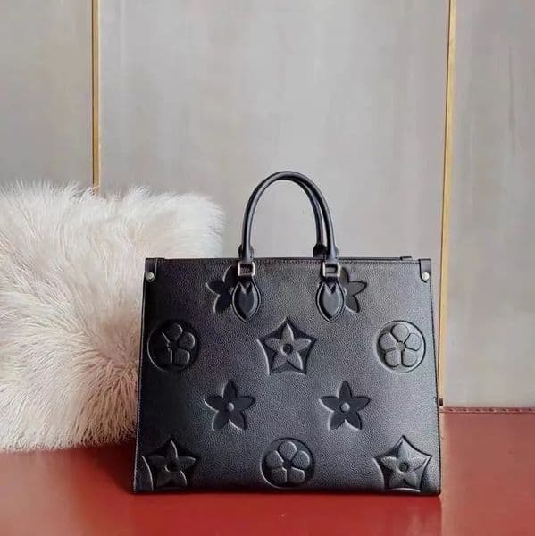 Top designer bag Women Bags Embossed Monograms ONTHEGO GM MM Handbag y Purse tote bag Female backpack ON THE GO
