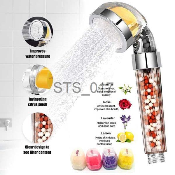 Bathroom Heads With Vitamin C High Pressure Water Saving SPA Water Massage Bathroom Accessories x0830