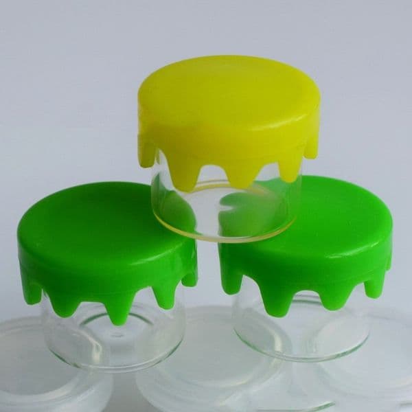 wholesale packing bottle Nonstick wax containers silicone glass packaging bottles 6ml silicon container food grade jars dab tool storage jar oil holder silica