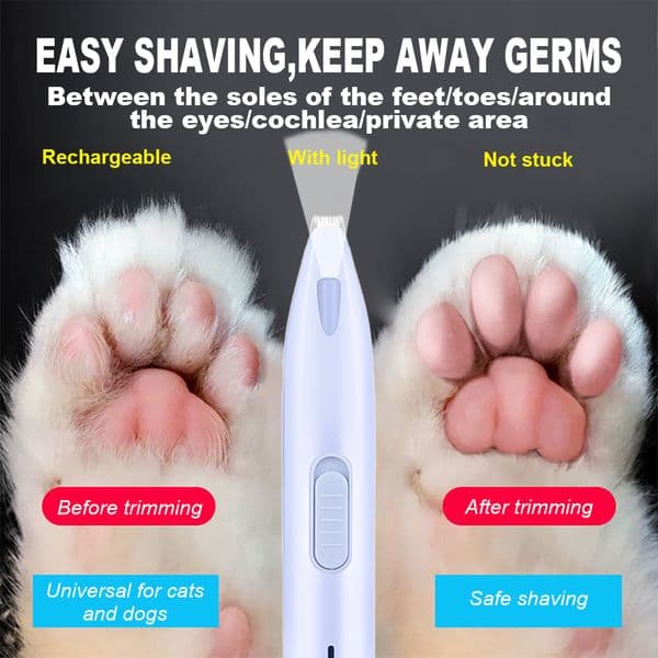 Dog Grooming Dog Hair Trimmer Electric Dog Cutter Professional Pet Foot Hair Trimmer Cat Grooming Hairdresser Scissors Butt Ear Pedicator 230301