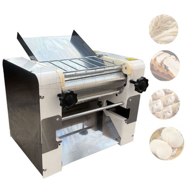 Electric Pasta Machine Noodle Maker 220V Commercial Stainless Steel Pressing Machine Dough Cutter Dumpling Skin