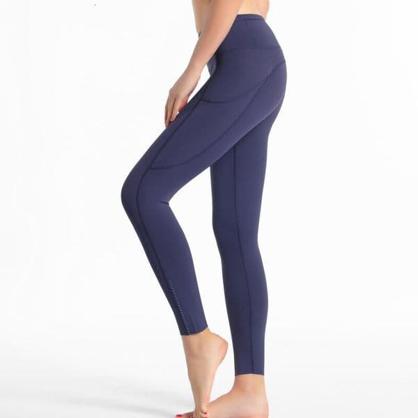 Women's Leggings Workout Gym Sport Suits Women Pocket High Waist Sports Tight Leggings 4-way Stretch Fabric 78 pant size XS-XL 230303