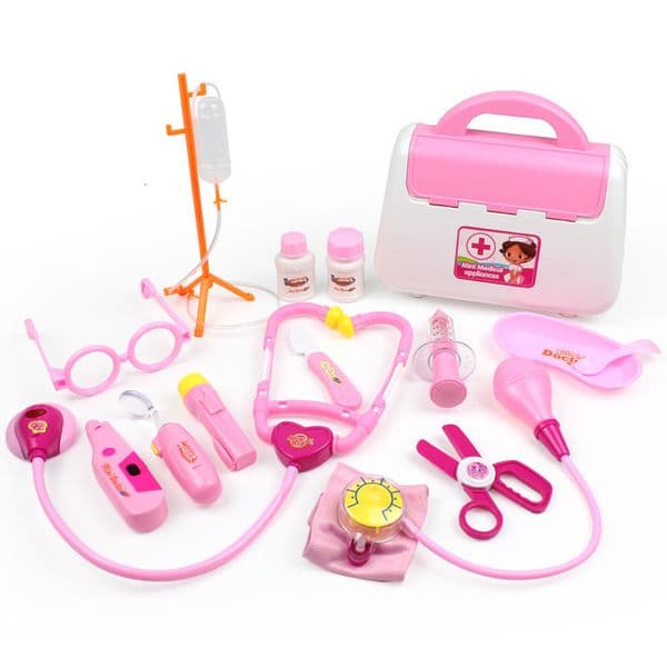 Other Toys Children Play Doctor Toy Suit Portable Backpack Bag Classic For Role Playing In Children s Education Christmas Gift 230307