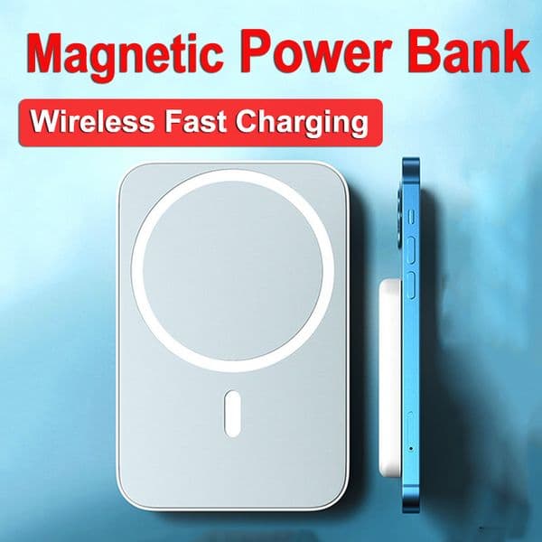 Mini Power Bank Battery Wireless 10000mAh Fast Charging Magnetic Portable External Charger for iPhone 12 13
