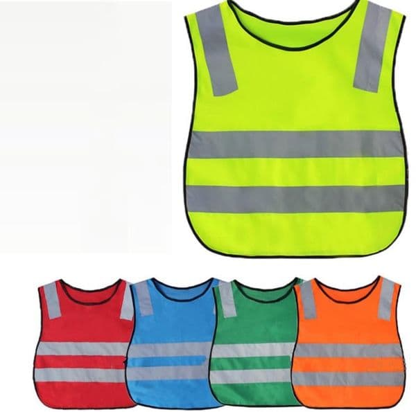 Home Garden Kids Safety Clothing Student Reflective Vest Children Proof Vests High Visibility Warning Patchwork Vest Safety Construction Tools SN4099