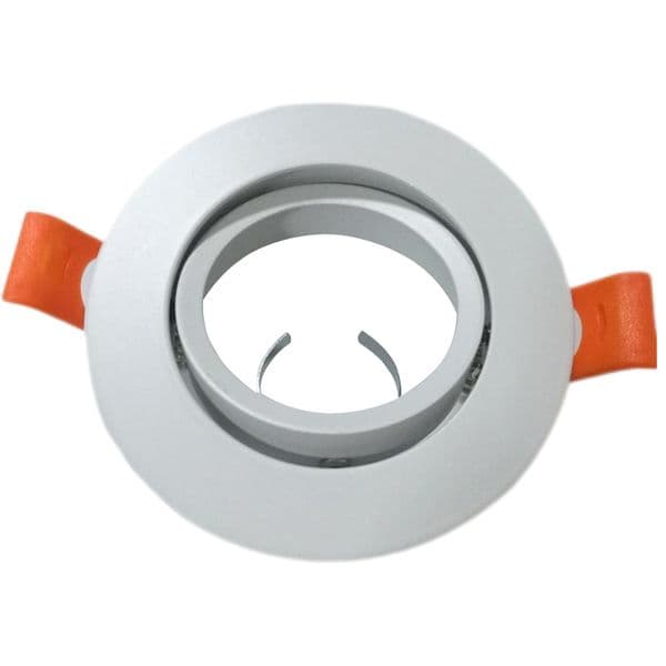 LED Downlight Fixture Lighting Accessories MR16 Cut Out Size: 3.3inch GU5.3 GU10 Aluminium Trimless Recessed Round Housing Frame crestech168