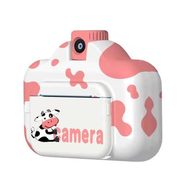 WiFi To Phone Printer 4K Digital Cameras Instant Print Kids Camera Children's Printing Camera 2.4 Screen 1080P Video Recording Zero Ink Rotation Lens With Paper Roll