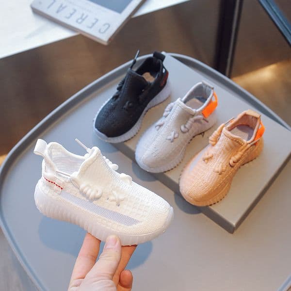 2026 Kid Shoes basketball Spring Children Girls Sports Fashion Brand Kids Sneaker Outdoor Training Breathable Knitting Boy Size 21-32 Free Shi