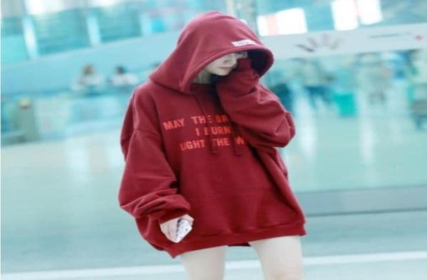 Hoodie Men MAY THE BRIDGES I BURN LIGHT THE WAY Letters Print Sweashirt New Fashion Hip hop Streetwear Tracksuit