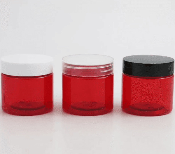 2 Oz Round Leak Proof Red Plastic Container Jars with Lids 60g for Travel Storage Makeup Cosmetic Lotion Scrubs Cream 30pcs Wholesale