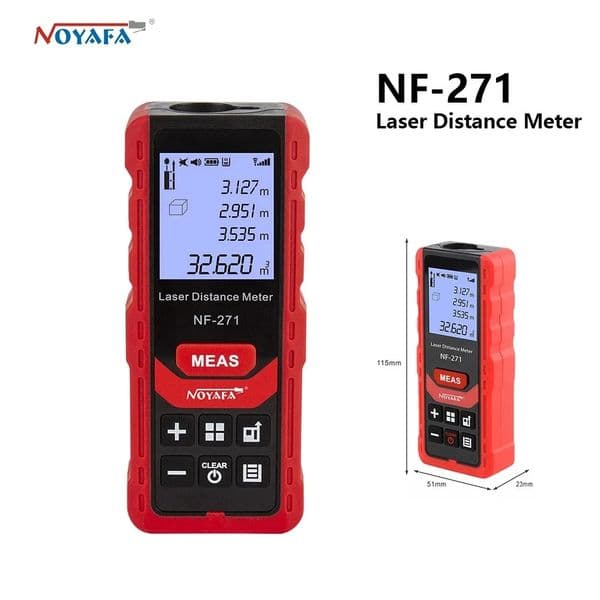 Noyafa 50M 70M Laser Distance Meter NF-271 Electronic Laser Digital Rangefinder Ruler Range Finder Measuring Tape Device