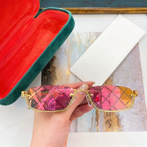 Sunglasses for women half-frame metal frame design 1278 fashion personality UV sunglasses ladies outdoor sports style glasses