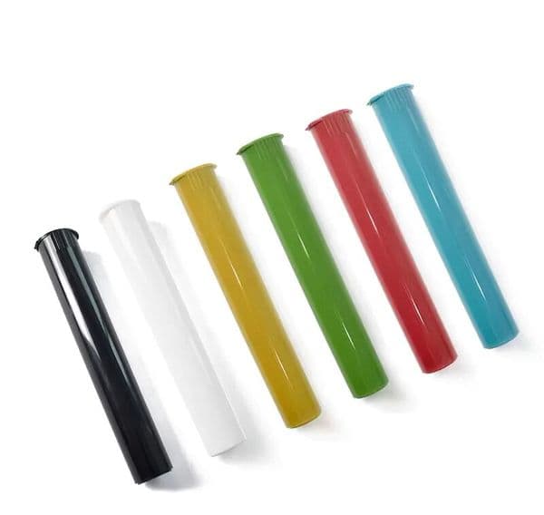 Smoke Squeeze Pop Top Bottle Doob Cones Tube 110MM Cigarette Storage Case Airtight Joint Holder Vial Waterproof Pill Box for Rolling Papers