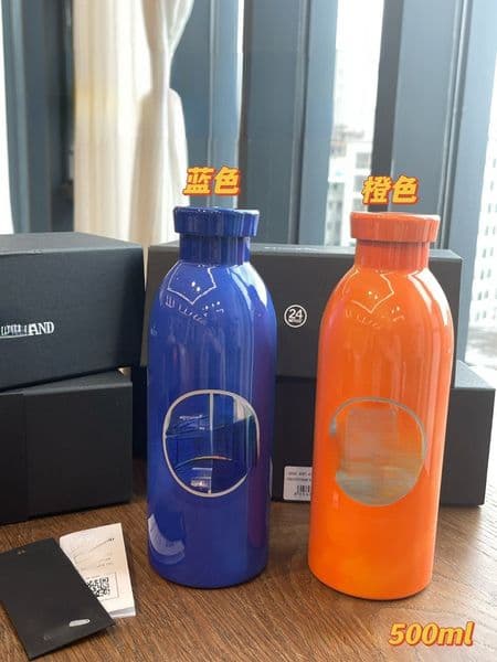 Stone Mug Designer Letters Print Fashion Street Water Bottle Thermochromic Thermos Portable Stainless Steel Cup